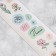 Paper stickers for the diary "Plans", 4 × 23 cm