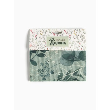 Apron Dolyana "Forest coolness" 60x70 cm, 50% cotton, 50% p/e, martial 158 g/m2-8