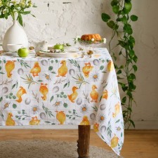Dulyana tablecloth Duckling 149x250 cm, 100% cotton, mitch 164 g/m2