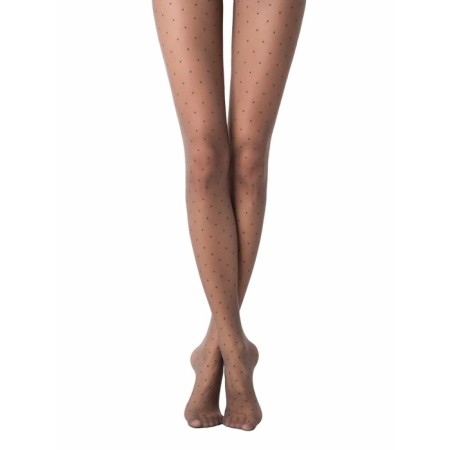 Women's tights Fantasy Dots, size 3, Grafit color-1