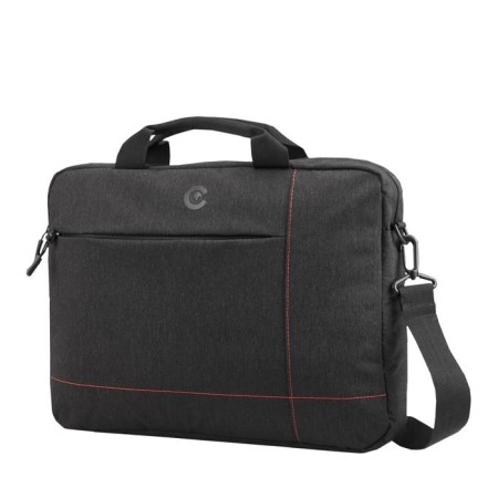 Business bag, lightning department, external pocket, black color-1