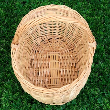 Basket "Berry basket", bottom: 24x16 cm, top: 28x23 cm, h = 14/27 cm, vine-2