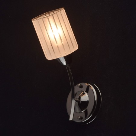 Bra "Olympia", 60W E14, black color, nickel-1