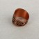 Amulet ring "Leo", plate, copper