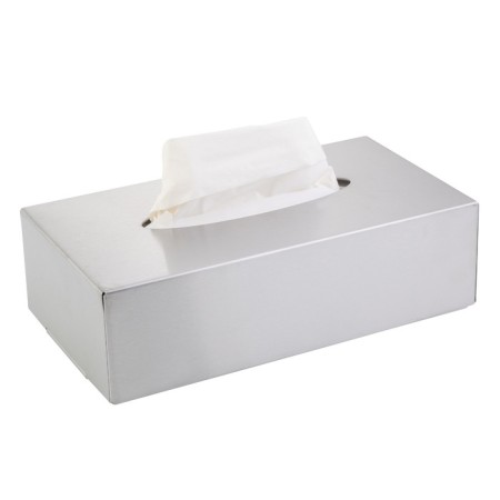 Boxing for cosmetic napkins Axentia, z Adquection, stainless steel, size 24.5x13x7 cm