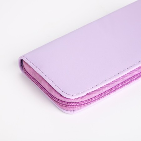 Women's wallet with lightning, lilac color-2