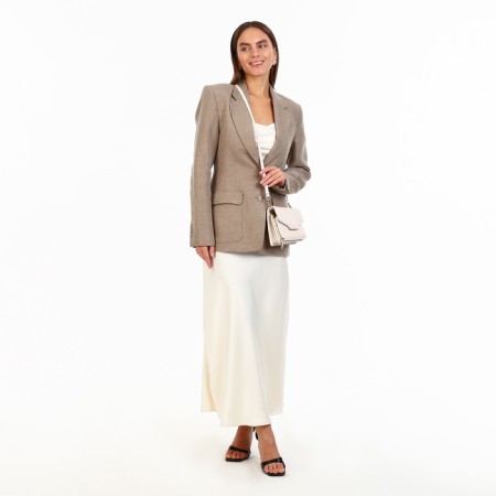 Women's bag with lightning, white color-10