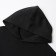 Male sweatshirt is laid down, the color is black, size 56