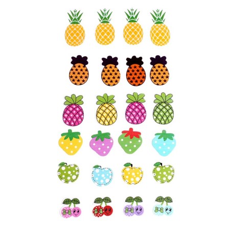 Counting material "Berries and fruits" 24 pcs., Mix