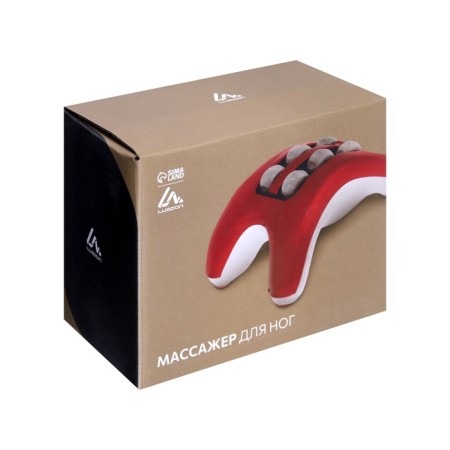 Foot massage Luazon LEM-08, vibration, 3HAAA (not complete)/USB, red-white-3