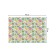 A set of napkins for setting the table "Flowers on Easter eggs", rectangular, size 32x46 cm, 4 pcs
