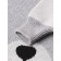 Knitted Knit Kroshka I am "muzzle", height 86-92 cm, gray