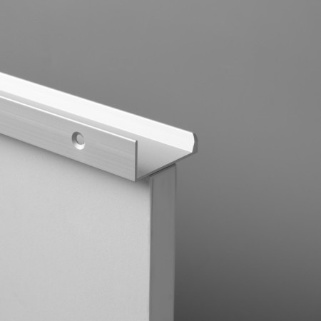 End handle, "hidden", 480 mm, color chromium-4