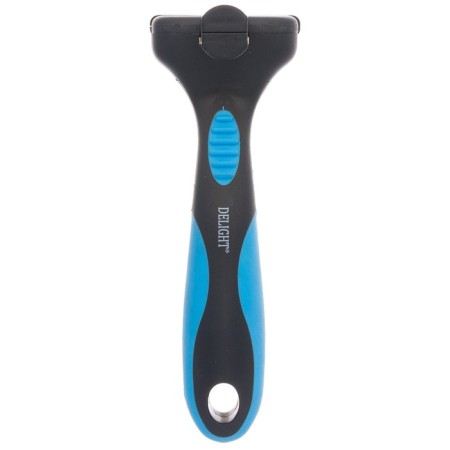 A self-cleaning Delight, with a button, small, 43 teeth, black and blue-2