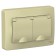 Double SE BLANCA, 16A, 250 V, all, with salary, curtains, lid, IP44, beig., Blnrs441127