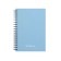 Notebook A6 (120 x 146 mm), 80 sheets in the cage on the crest Erichkrause "Pastel", plastic cover, offset unit, white 100%, mix