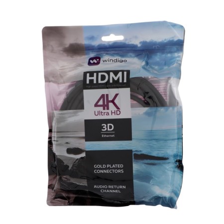 HDMI Windigo, HDMI (M) -HDMI (M), V 1.4, 5 m, gilded connectors, 3D, 4K, black-7