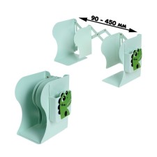 Book stand Metallic Davente, 190 x 147 x 90 mm, telescopic, with a stand for writing accessories