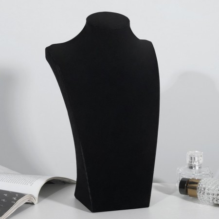 Bust for jewelry, 18 × 12 × 30 cm, black color-2