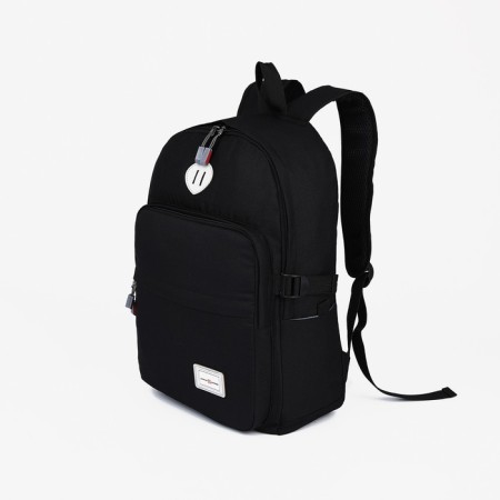 School backpack from lightning textiles, Fulldorn, 2 pockets, black color