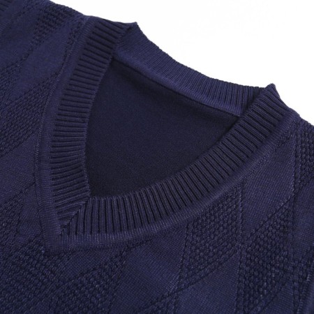 School vest for a boy, blue color, height 128-134 cm-6