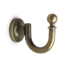 Hook furniture tundra TKO005, one -rod, bronze, 200 pcs