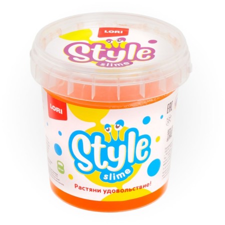 Slime Style Slime Classic “Orange with an aroma of orange”, 150 ml