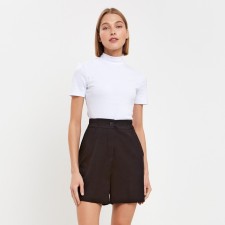 Women's T-shirt Minaku Slim Fit: White color, rr 46