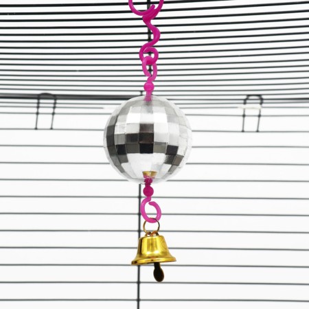 Toy "Disma-Shar" with a bell, 15 cm, D 5.2 cm-1
