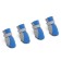 Dog boots "comfort +", size M (4, 5 x 3, 6 cm), blue