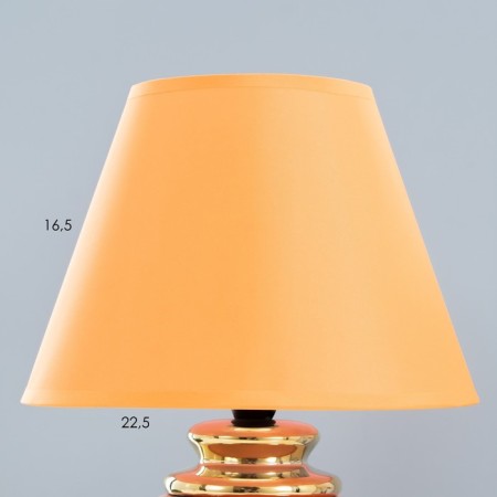Laima table lamp E14 40W orange-gold 22x22x35 cm Risalux-3
