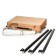 A sketch box with telescopic legs, 400 x 250 x 75 mm, under a beech, canvas 70, metal legs