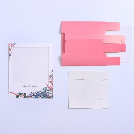 Box for sweets, confectionery packaging, 16 cells, with love, 17.7 x 17.7 x 3.8 cm-5