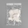 Price tag set 100 pcs., 1.8 × 3.6, white color