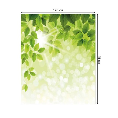 The tablecloth "Summer Greens", rectangular, Saten, size 120x145 cm-1