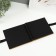 Photo album Brauberg Black & Kraft, size 16x18 cm, 20 black sheets
