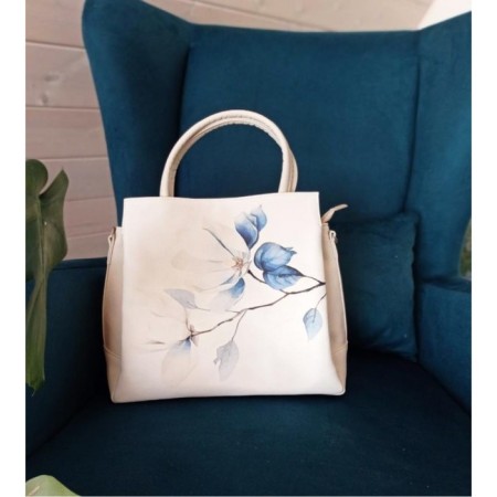 Women's bag Eleganta Beige flora-6