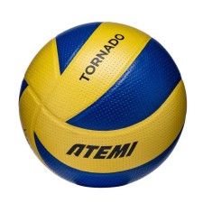 Volleyball ball atemi Tornado (N), synthetic skin PVC, 8 panels, glued, circle 65-67 cm