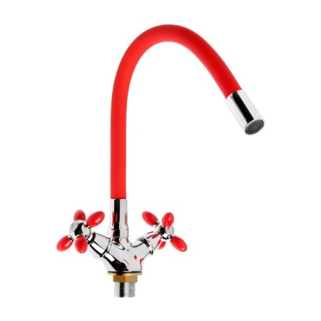 Accoona A4882N-1 kitchen mixer, two-wound, with flexible surge, red-1