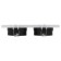 Lamp built -in era DK 92, IP20, 50W, 175x93x35 mm, white/black color