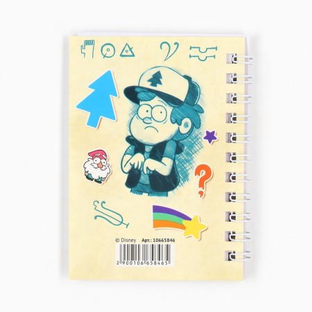 Set of notebooks A7 28l 4 pcs, gravity farz-8