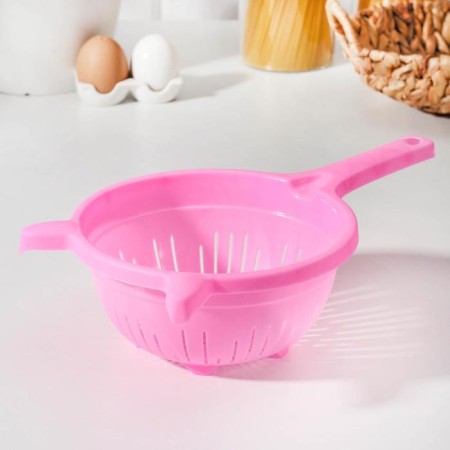 A colander of kitchen, 1.6 l, d = 19 cm, color mix-5