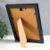 Photo frame Plastic "Gloria" 15x20 cm, with a paspartm, black