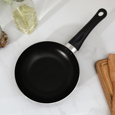 LITE pan, D = 18 cm, plastic handle, glass cover, anti -stick coating, black color-1