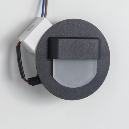 The built -in Citilux "Scully" CLD006R5, 7.7x7.7 cm, 1x1W, LED, Black Color-2