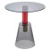 Coffee table amalie, 500 × 500 × 520 mm, gray / red color