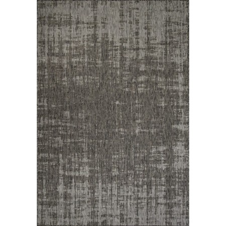 Rectangular carpet Merinos Kair, size 160x230 cm, Gray color