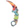 Wooden knife "Cerambit of graffiti" 18 cm.