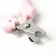 Carrying for claws: Cogerer of the side (hole 8 mm) and a file, pink
