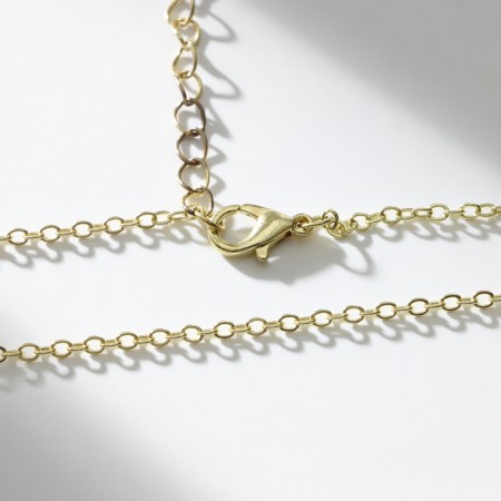Pendant "Tarot" Moon, Color gold, 50 cm-4